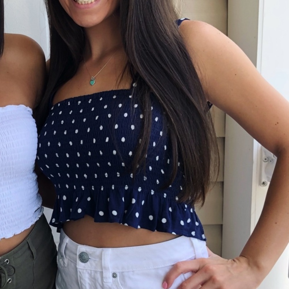 Smocked Crop Top